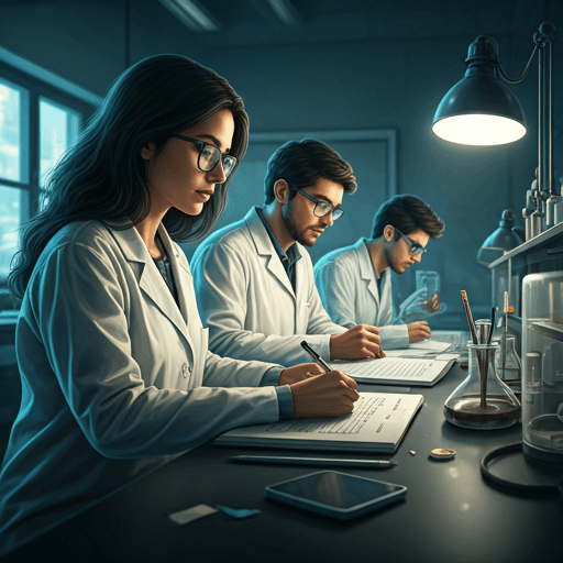 Students in a packaging laboratory at IIP