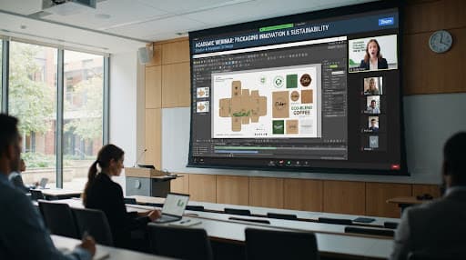 Classroom session on packaging technology